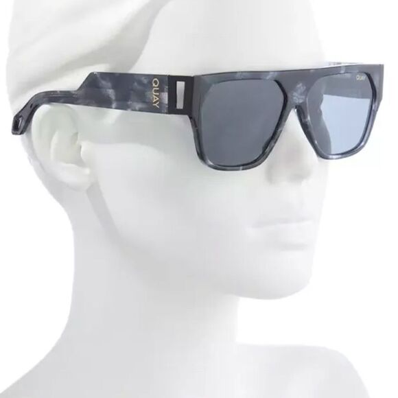 NWT Quay Shield POLARIZED Sunglasses GO OFF Black - Picture 4 of 9